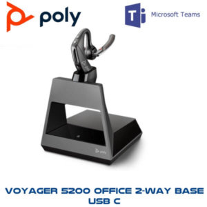 Ploy Voyager 5200 Office 2 Way Base Usb C Microsoft Teams Jeddah