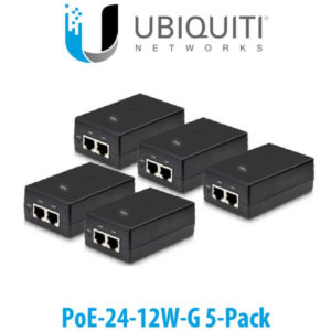 Ubiquiti Poe 24 12w G 5 Pack Jeddah