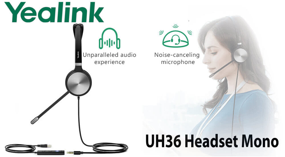 Yealink Uh36 Mono Headset Jeddah